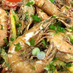 Diamond Delight - Fried Prawn With Salted Eggs