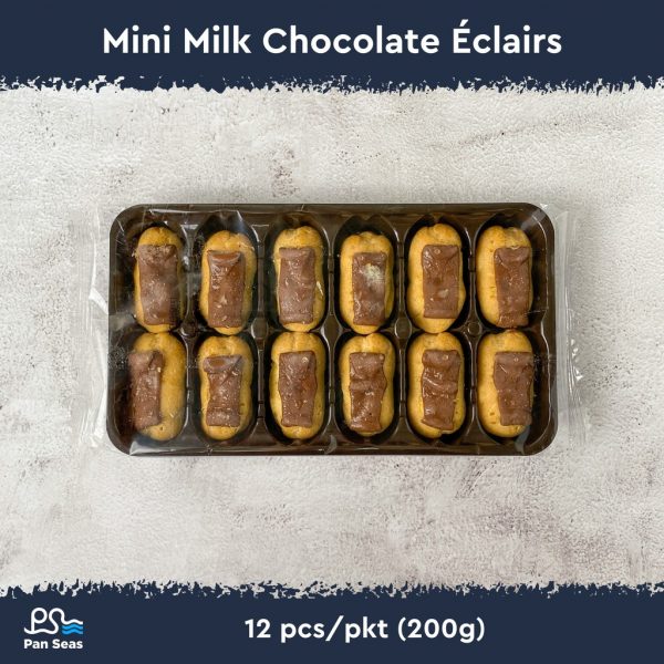 Mini Milk Chocolate Éclairs (12pcs)