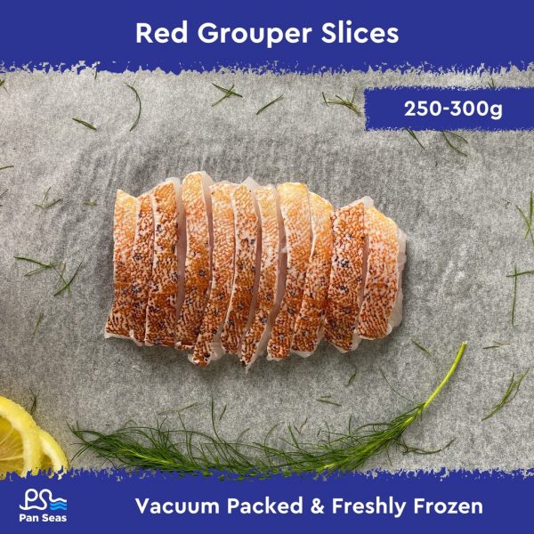 Red Grouper Slices 250-300g (Vacuum packed & Freshly frozen)