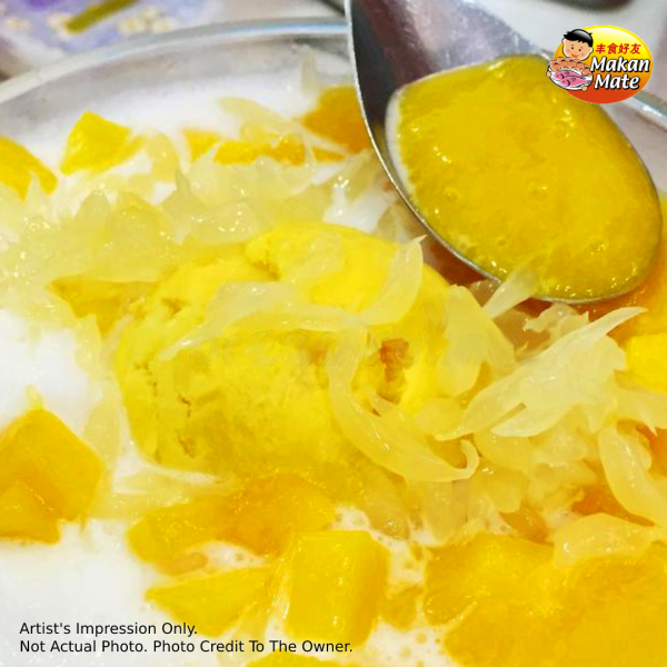 Chilled-Mango-Cream-With-Pomelo-Sago