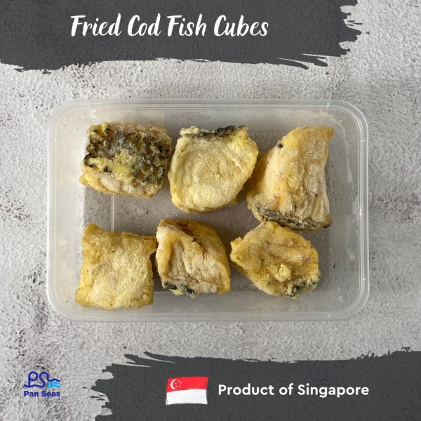 *BUY 1 FREE 1* Fried Cod Fish Cubes - 300g (6 pcs)