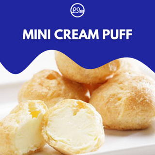 Cream puff (Oven baked) profiteroles with creamy fillings (Vanilla)