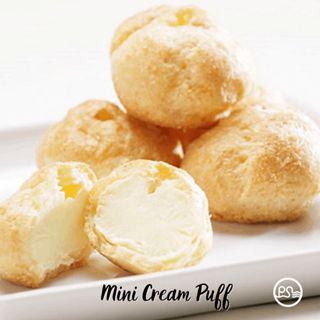 Cream puff (Oven baked)profiteroles with creamy fillings (Vanilla)